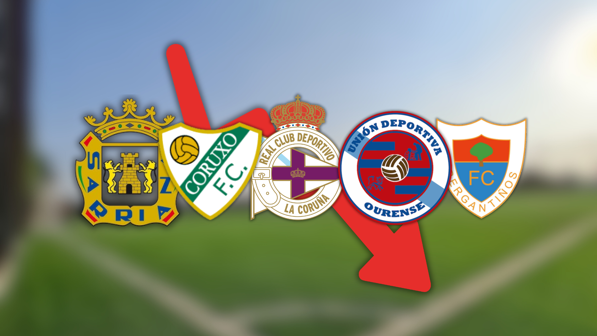 Fabríl, Sarriana, UD Ourense, Bergantiños y Coruxo, en peligro